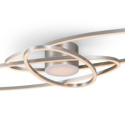 BRILAGI - APOLLO Dimmable LED Ceiling Light LED/58W/230V 3000-6500K 43,2x101,2 cm Matte Chrome + Remote Control