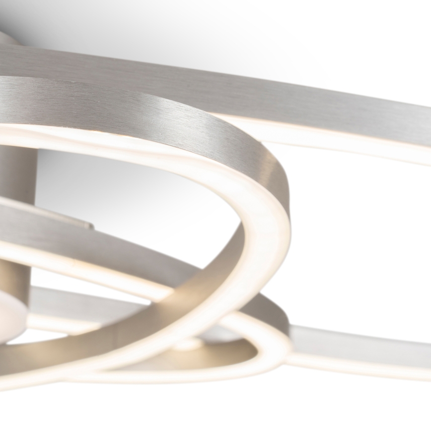 BRILAGI - APOLLO Dimmable LED Ceiling Light LED/58W/230V 3000-6500K 43,2x101,2 cm Matte Chrome + Remote Control
