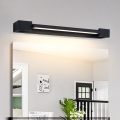 Brilagi - AQUA LINE LED Bathroom Mirror Light 12W/230V 45 cm IP44 Black