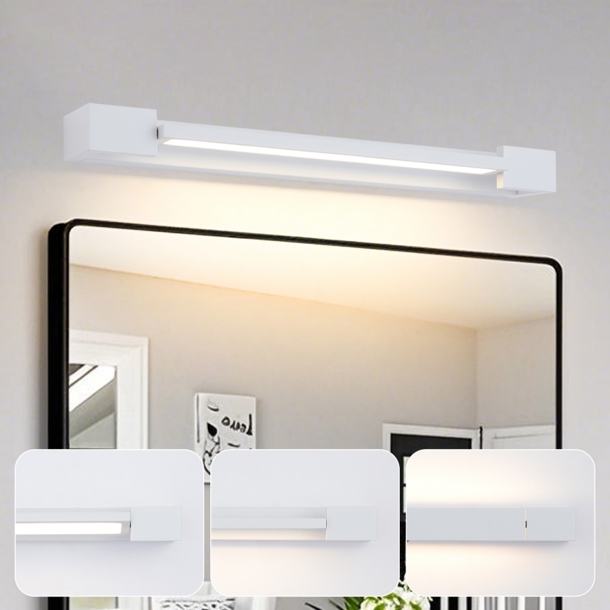 Brilagi - AQUA LINE LED Bathroom Mirror Light 12W/230V, 45 cm, IP44, White, CRI 90