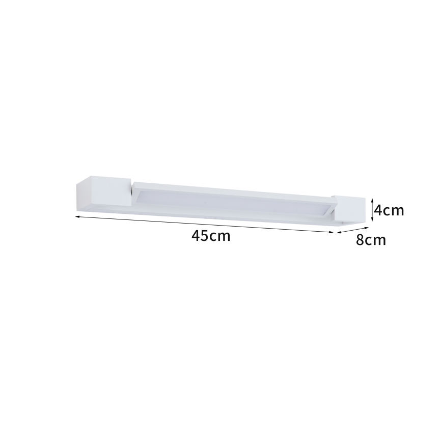 Brilagi - AQUA LINE LED Bathroom Mirror Light 12W/230V, 45 cm, IP44, White, CRI 90