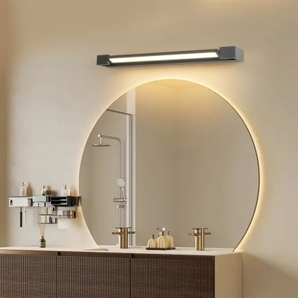 Brilagi - AQUA LINE LED Bathroom Mirror Light LED/18W/230V 60 cm IP44 Anthracite CRI 90