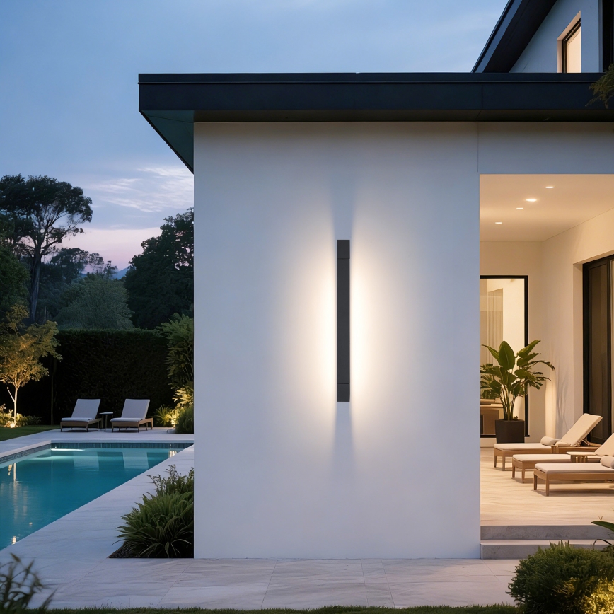 Brilagi - AQUA LINE LED Bathroom Mirror Light LED/18W/230V 60 cm IP44 Anthracite CRI 90