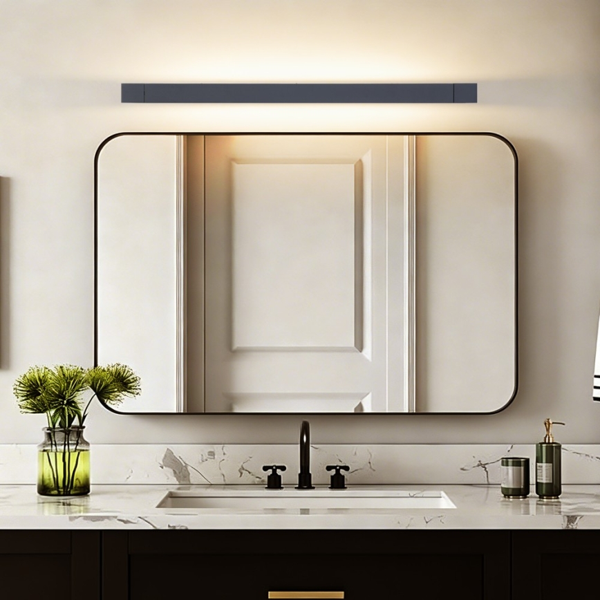 BRILAGI - AQUA LINE LED Bathroom Mirror Light LED/20W/230V 80 cm IP44 Black CRI 90