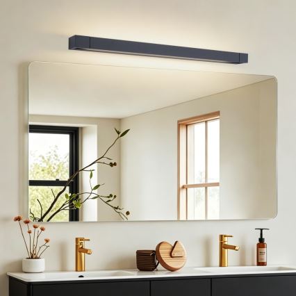 BRILAGI - AQUA LINE LED Bathroom Mirror Light LED/20W/230V 80 cm IP44 Black CRI 90