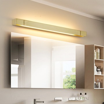 BRILAGI - AQUA LINE LED Bathroom Mirror Light 36W, 230V, 120 cm, IP44, Gold, CRI 90