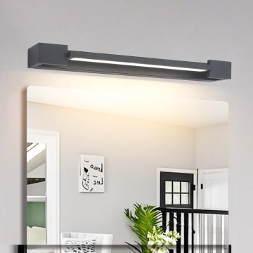 Brilagi - AQUA LINE LED Bathroom Mirror Light LED/12W/230V 45 cm IP44 Anthracite