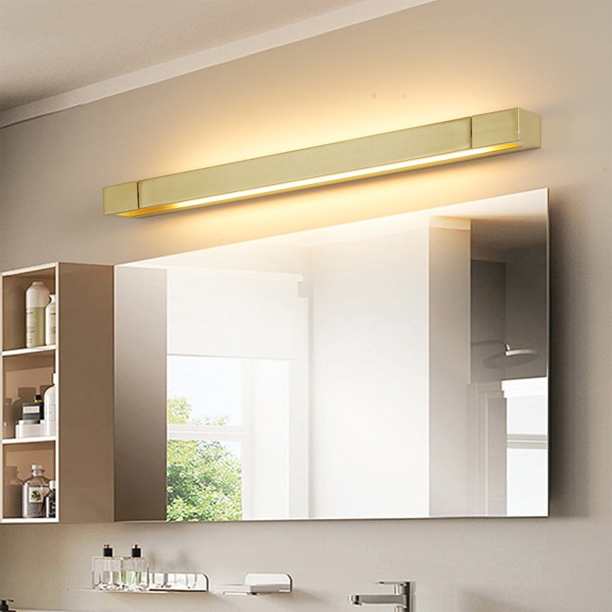Brilagi - AQUA LINE LED Bathroom Mirror Light LED/18W/230V 60 cm IP44 Gold CRI 90