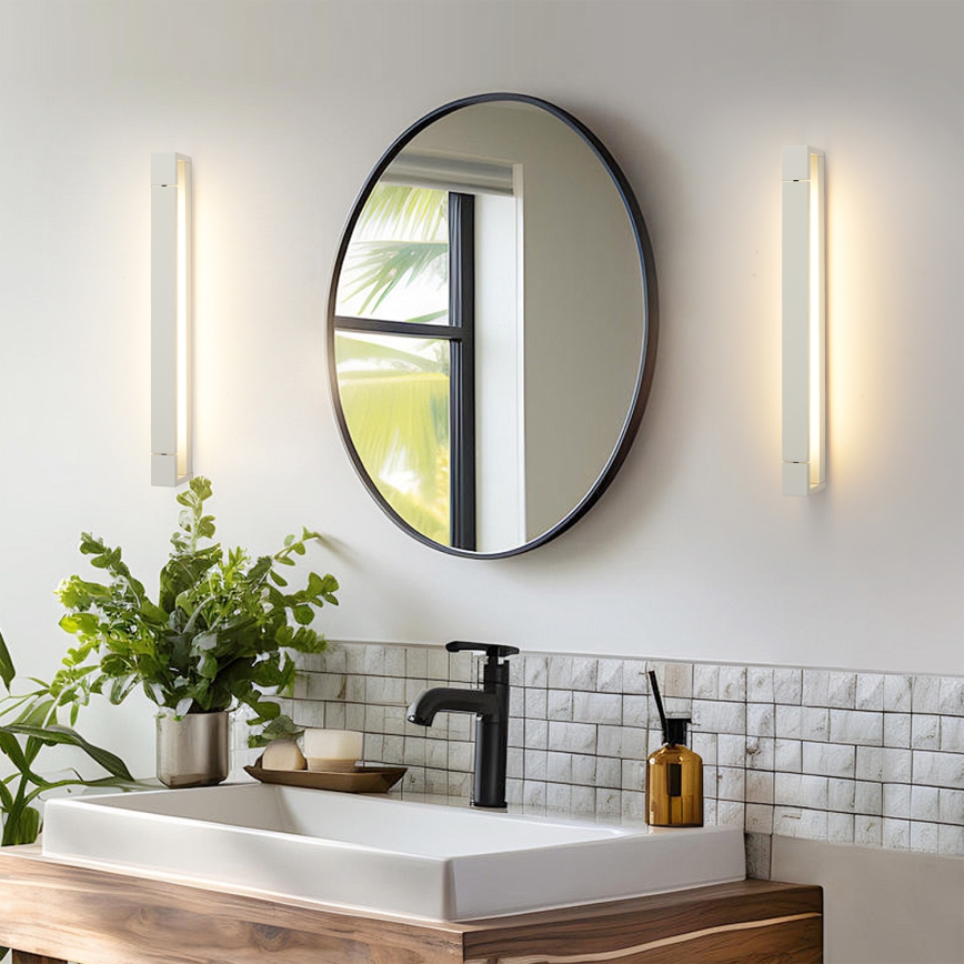 Brilagi - LED Bathroom Mirror Light AQUA LINE LED/18W/230V 60 cm IP44 White CRI 90