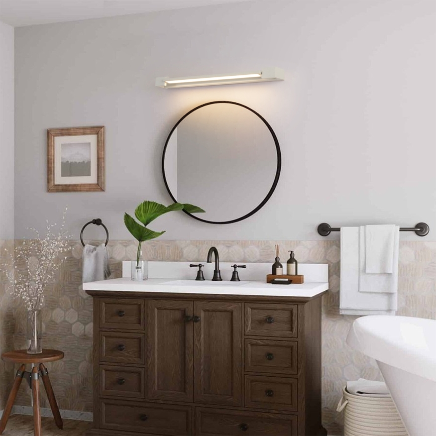 Brilagi - LED Bathroom Mirror Light AQUA LINE LED/18W/230V 60 cm IP44 White CRI 90