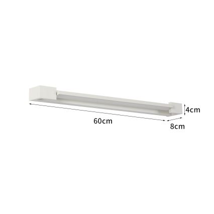 Brilagi - LED Bathroom Mirror Light AQUA LINE LED/18W/230V 60 cm IP44 White CRI 90