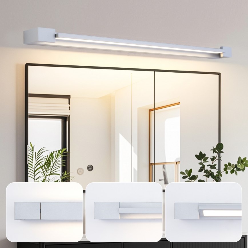 Brilagi - AQUA LINE LED Bathroom Mirror Light LED/24W/230V 90 cm IP44 Matte Chrome CRI 90