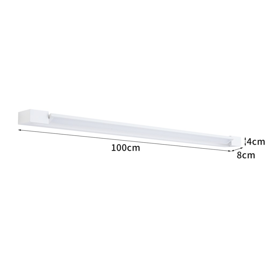 BRILAGI - LED Bathroom Mirror Light AQUA LINE LED/28W/230V 100 cm IP44 White CRI 90