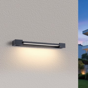 Brilagi - AQUA LINE LED Outdoor Wall Light, 12W/230V, 45 cm, IP44, Anthracite, CRI 90