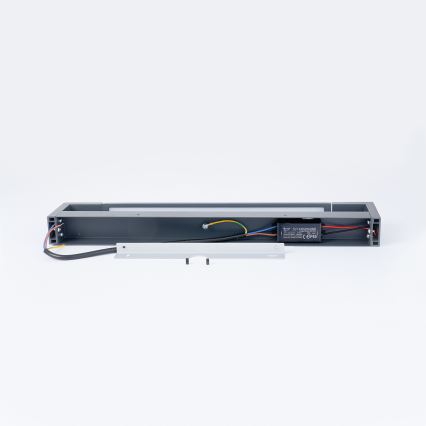 Brilagi - AQUA LINE LED Outdoor Wall Light, 12W/230V, 45 cm, IP44, Anthracite, CRI 90