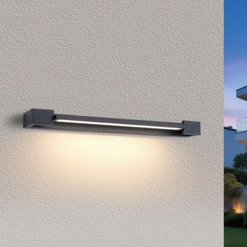 Brilagi - AQUA LINE LED Outdoor Wall Light, 18W/230V, 60 cm, IP44, Anthracite, CRI 90