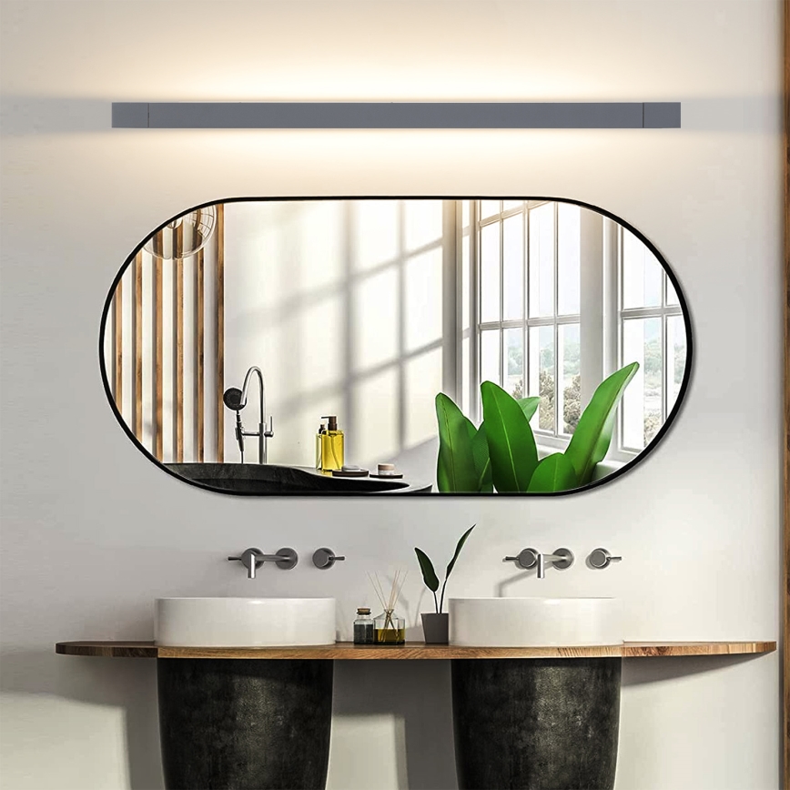 Brilagi - AQUA LINE LED Outdoor Wall Light LED/24W/230V 90 cm IP44 Anthracite CRI 90