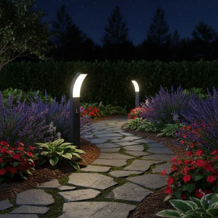Brilagi - ARCELO LED Outdoor Lamp with Sensor, 9 W / 230 V, 50 cm, IP44
