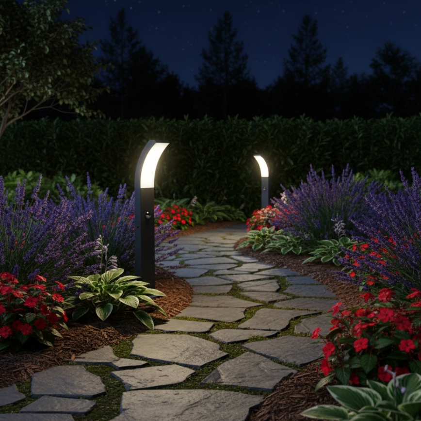 Brilagi - ARCELO LED Outdoor Lamp with Sensor, 9 W / 230 V, 50 cm, IP44