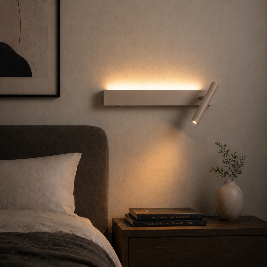 BRILAGI - ARLIX LED Wall-Mounted Spotlight LED/3W/230V + LED/7W, Beige, CRI 90