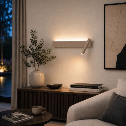 BRILAGI - ARLIX LED Wall-Mounted Spotlight LED/3W/230V + LED/7W, Beige, CRI 90