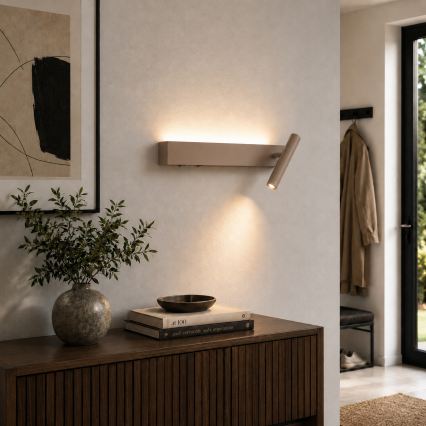 BRILAGI - ARLIX LED Wall-Mounted Spotlight LED/3W/230V + LED/7W, Beige, CRI 90