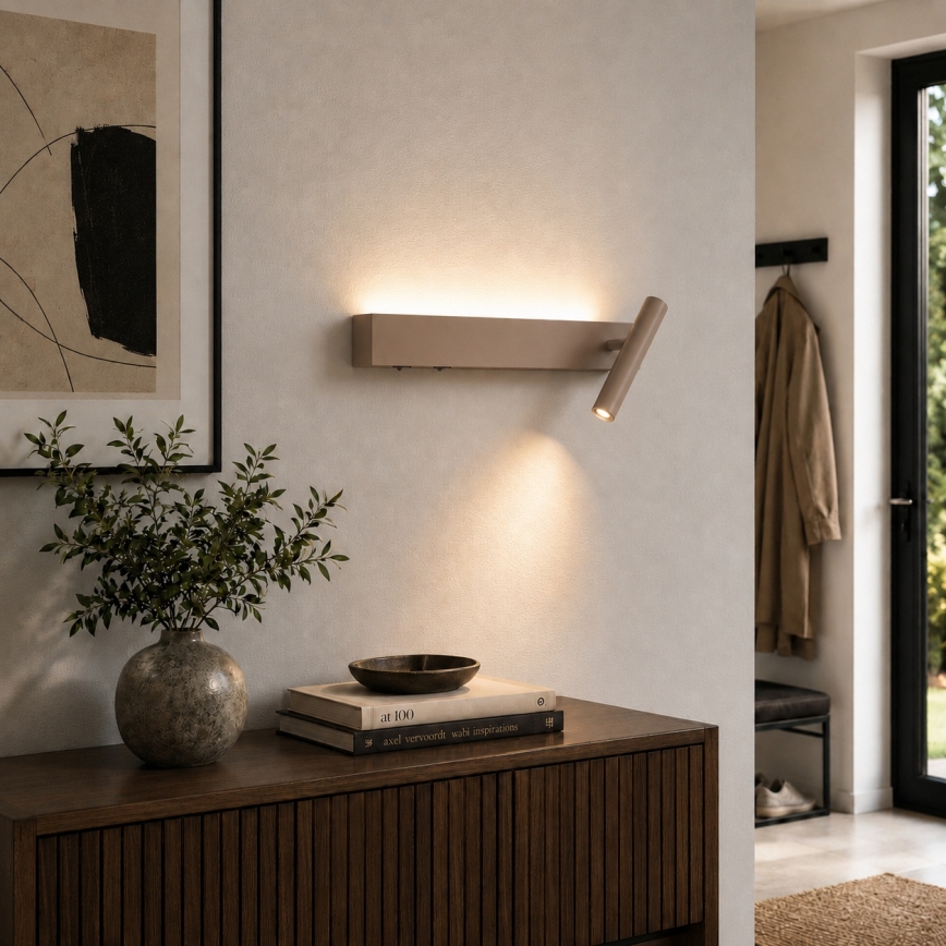 BRILAGI - ARLIX LED Wall-Mounted Spotlight LED/3W/230V + LED/7W, Beige, CRI 90