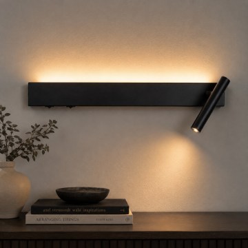 BRILAGI - ARLIX LED wall-mounted spotlight LED/3W/230V + LED/7W black CRI 90
