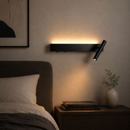 BRILAGI - ARLIX LED wall-mounted spotlight LED/3W/230V + LED/7W black CRI 90