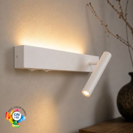BRILAGI - ARLIX LED Wall Spotlight LED/3W/230V + LED/7W, White, CRI 90