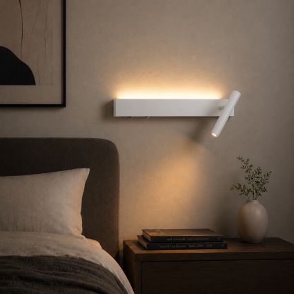 BRILAGI - ARLIX LED Wall Spotlight LED/3W/230V + LED/7W, White, CRI 90