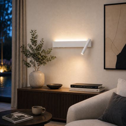 BRILAGI - ARLIX LED Wall Spotlight LED/3W/230V + LED/7W, White, CRI 90