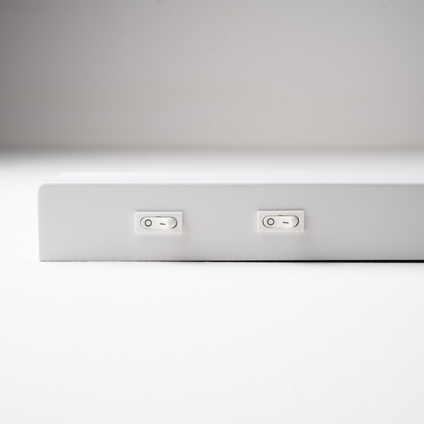 BRILAGI - ARLIX LED Wall Spotlight LED/3W/230V + LED/7W, White, CRI 90