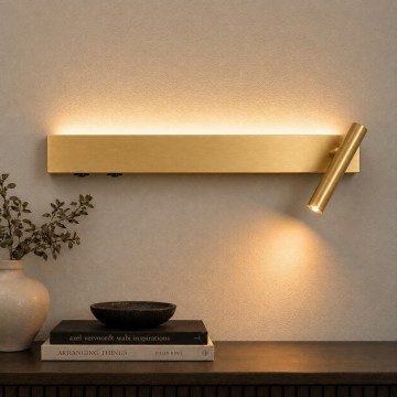 BRILAGI - ARLIX Wall-mounted LED Spotlight LED/3W/230V + LED/7W, Gold, CRI 90
