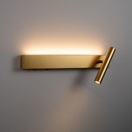 BRILAGI - ARLIX Wall-mounted LED Spotlight LED/3W/230V + LED/7W, Gold, CRI 90