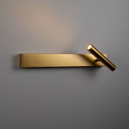 BRILAGI - ARLIX Wall-mounted LED Spotlight LED/3W/230V + LED/7W, Gold, CRI 90