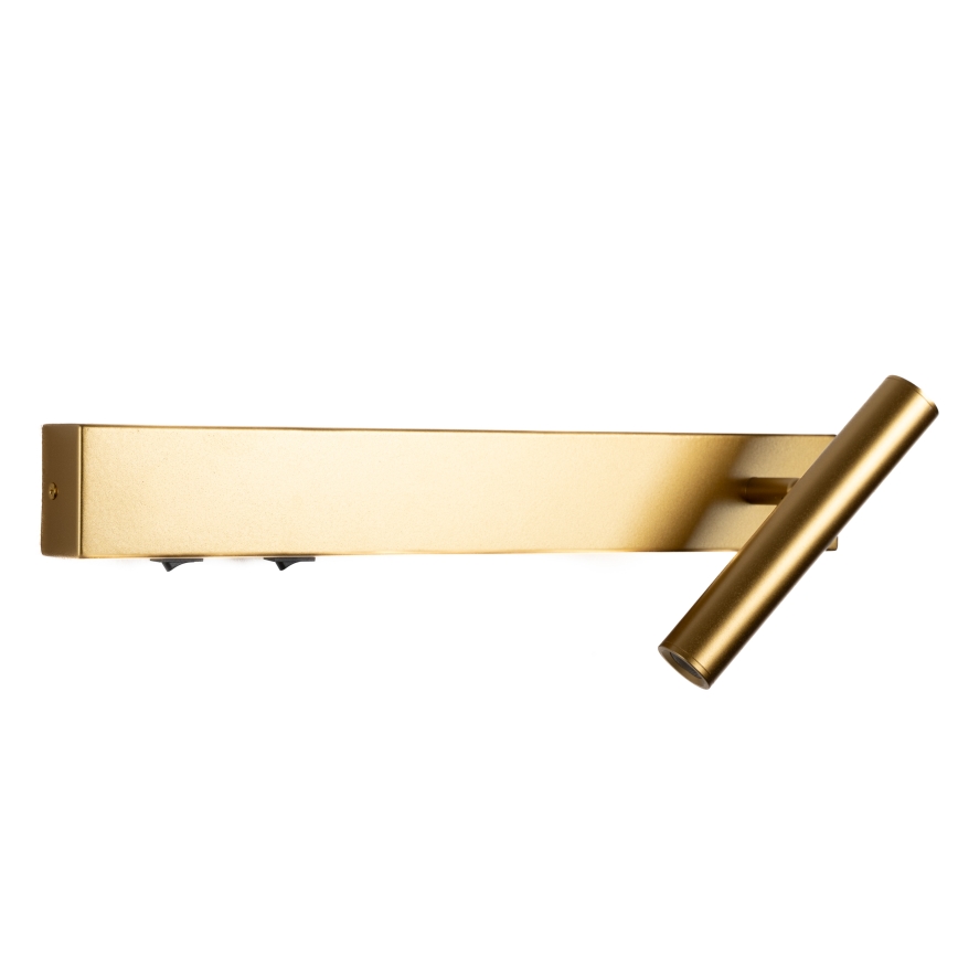 BRILAGI - ARLIX Wall-mounted LED Spotlight LED/3W/230V + LED/7W, Gold, CRI 90