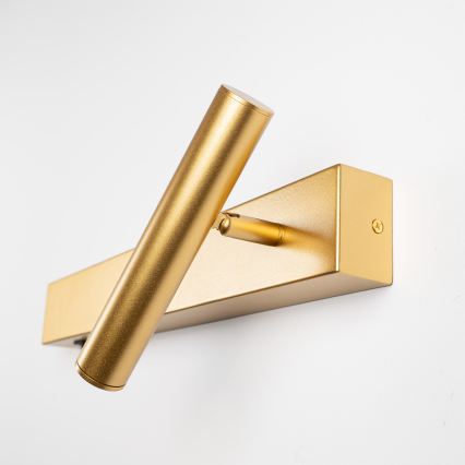 BRILAGI - ARLIX Wall-mounted LED Spotlight LED/3W/230V + LED/7W, Gold, CRI 90