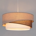 Brilagi - ARROW cable-hung pendant light 1xE27/60W/230V Ø 45 cm beige/brown/white