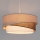 Brilagi - ARROW cable-hung pendant light 1xE27/60W/230V Ø 45 cm beige/brown/white