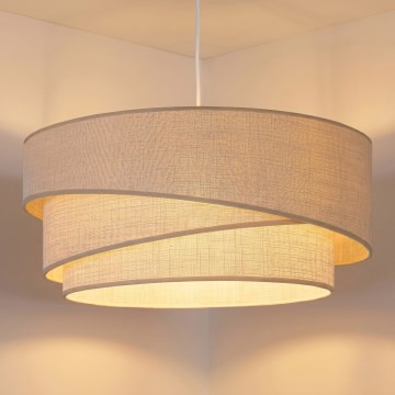 Brilagi - ARROW Cable Pendant 1xE27/60W/230V Ø 45 cm beige