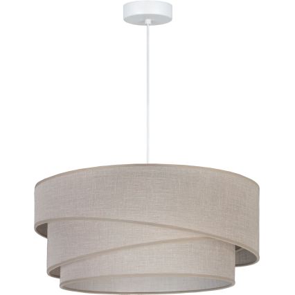 Brilagi - ARROW Cable Pendant 1xE27/60W/230V Ø 45 cm beige