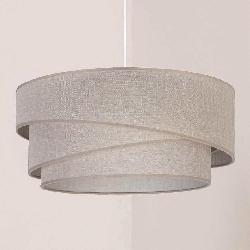 Brilagi - ARROW Cable Pendant 1xE27/60W/230V Ø 45 cm beige