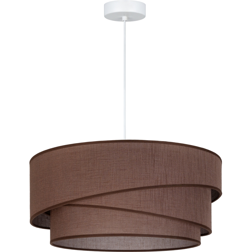 Brilagi - ARROW cord pendant 1xE27/60W/230V Ø 45 cm brown