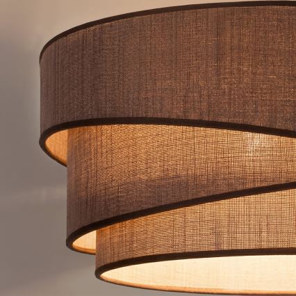 Brilagi - ARROW cord pendant 1xE27/60W/230V Ø 45 cm brown