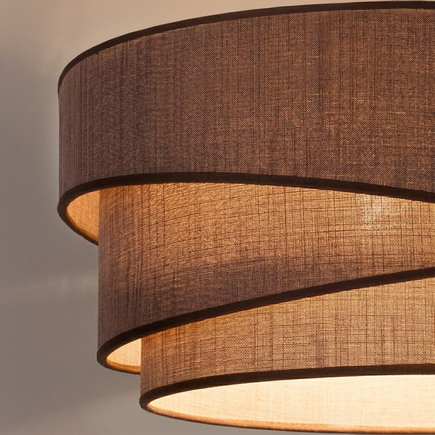 Brilagi - ARROW cord pendant 1xE27/60W/230V Ø 45 cm brown