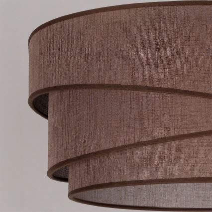 Brilagi - ARROW cord pendant 1xE27/60W/230V Ø 45 cm brown