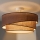 Brilagi - ARROW Flush-Mount Ceiling Light 1xE27/60W/230V Ø 45 cm Brown