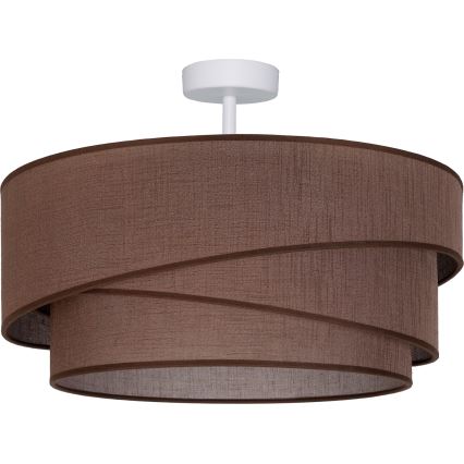 Brilagi - ARROW Flush-Mount Ceiling Light 1xE27/60W/230V Ø 45 cm Brown