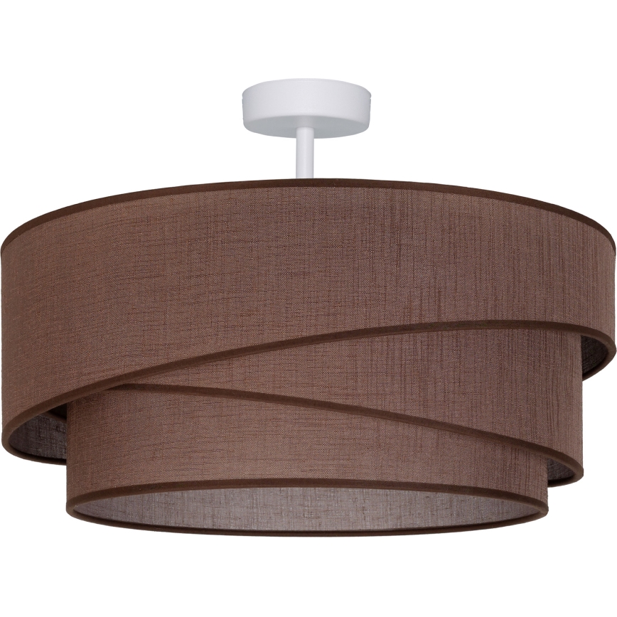 Brilagi - ARROW Flush-Mount Ceiling Light 1xE27/60W/230V Ø 45 cm Brown